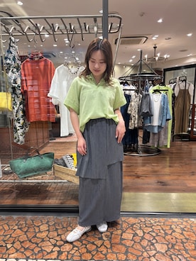 「FIL DE FER（フィルデフェール）のアイテム」を使った、suzuki.aさん（レディース・149cm）の夏コーディネート