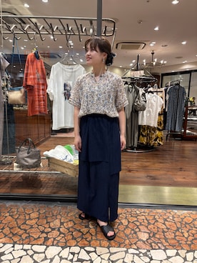 「FIL DE FER（フィルデフェール）のアイテム」を使った、suzuki.aさん（レディース・149cm）の夏コーディネート