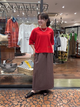 「FIL DE FER（フィルデフェール）のアイテム」を使った、suzuki.aさん（レディース・149cm）の夏コーディネート