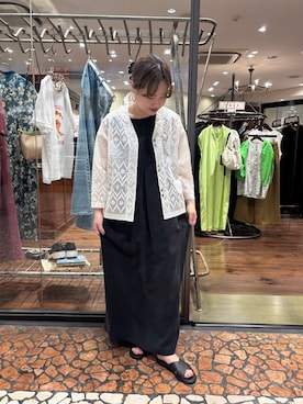 「FIL DE FER（フィルデフェール）のアイテム」を使った、suzuki.aさん（レディース・149cm）の夏コーディネート