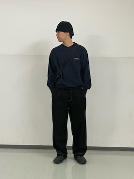 「URBAN RESEARCH DOORS（アーバンリサーチドアーズ）のアイテム（スウェット）」を使った、りきさん（メンズ・178cm）の秋コーディネート