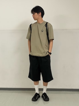 「FORK&SPOON（フォークアンドスプーン）のアイテム」を使った、りきさん（メンズ・178cm）の春コーディネート