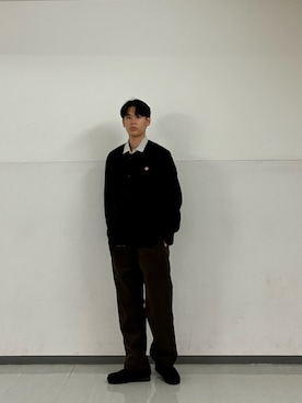 「アイテム（ノーカラージャケット）」を使った、keirikey21さん（メンズ・178cm）の秋コーディネート