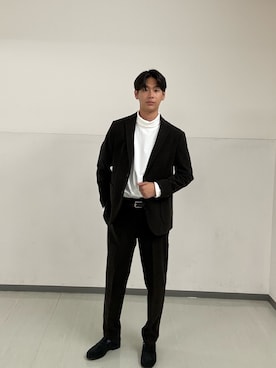 「アイテム（スーツパンツ）」を使った、keirikey21さん（メンズ・178cm）の秋コーディネート