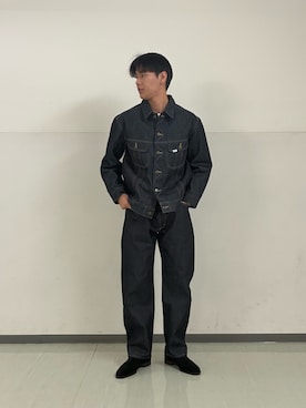 「Lee（リー）のアイテム」を使った、keirikey21さん（メンズ・178cm）の冬コーディネート