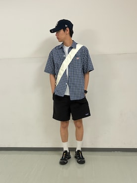 「URBAN RESEARCH DOORS（アーバンリサーチドアーズ）のアイテム（キャップ）」を使った、りきさん（メンズ・178cm）の春コーディネート