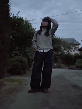 「SONA（ソナ）のアイテム（デニムパンツ）」を使った、xkk12さん（レディース・158cm）の秋コーディネート