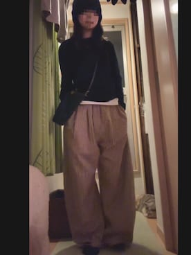 「45R（フォーティファイブアール）のアイテム」を使った、xkk12さん（レディース・158cm）の秋コーディネート