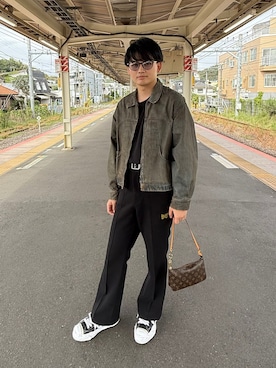 「PUBLIC TOKYO（パブリックトウキョウ）のアイテム」を使った、yu4211213さん（メンズ・175cm）の秋コーディネート