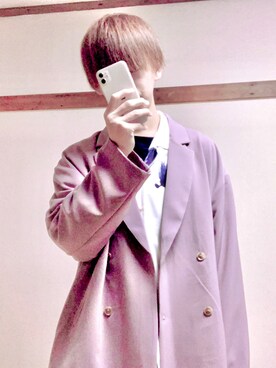 「LILL（リル）のアイテム（テーラードジャケット）」を使った、mia_wearさん（メンズ・178cm）の秋コーディネート