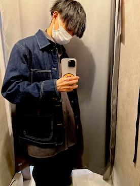 「H&M（エイチ・アンド・エム）のアイテム（ニット/セーター）」を使った、りきさん（メンズ・171cm）の春コーディネート