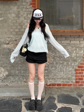 「PANDORA（パンドラ）のアイテム」を使った、ramuさん（レディース・166cm）の夏コーディネート