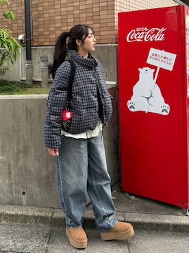 「アイテム（ベースメイク）」を使った、ramuさん（レディース・166cm）の秋コーディネート