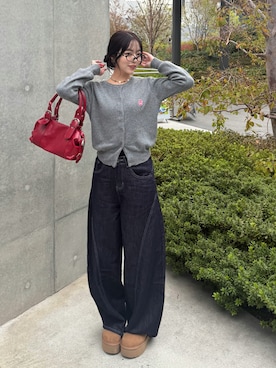 「アイテム（化粧下地）」を使った、ramuさん（レディース・166cm）の秋コーディネート