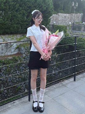 「アイテム（ハイライト/シェーディング）」を使った、ramuさん（レディース・166cm）の夏コーディネート