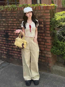 「ReFa（リファ）のアイテム」を使った、ramuさん（レディース・166cm）の春コーディネート