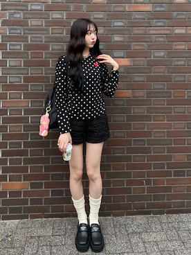 「アイテム（化粧下地）」を使った、ramuさん（レディース・166cm）の秋コーディネート