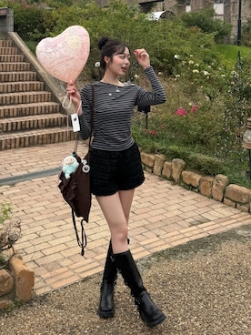 「アイテム（化粧下地）」を使った、ramuさん（レディース・166cm）の秋コーディネート