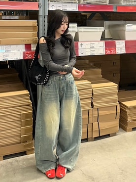 「アイテム（メイクアップ）」を使った、ramuさん（レディース・166cm）の春コーディネート