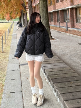 「アイテム（ヘアブラシ）」を使った、ramuさん（レディース・166cm）の冬コーディネート