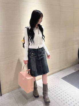 「アイテム（化粧下地）」を使った、ramuさん（レディース・166cm）の秋コーディネート