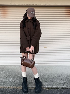 「アイテム（ビューティーグッズ）」を使った、ramuさん（レディース・166cm）の冬コーディネート