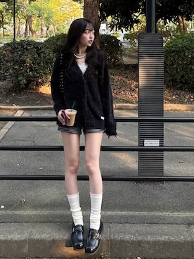 「アイテム（ビューティーグッズ）」を使った、ramuさん（レディース・166cm）の秋コーディネート