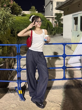 「アイテム（腕時計）」を使った、ramuさん（レディース・166cm）の夏コーディネート