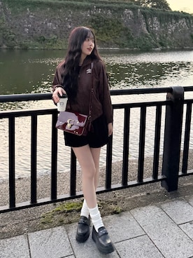 「アイテム（ベースメイク）」を使った、ramuさん（レディース・166cm）の秋コーディネート