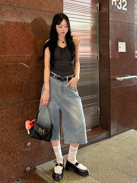 「アイテム（メイクアップ）」を使った、ramuさん（レディース・166cm）の夏コーディネート