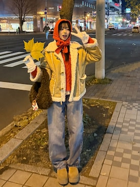 「アイテム（ビューティーグッズ）」を使った、ramuさん（レディース・166cm）の冬コーディネート