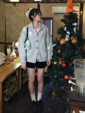 「アイテム（シュシュ）」を使った、ramuさん（レディース・166cm）の秋コーディネート
