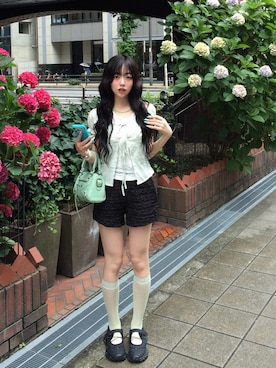 「PANDORA（パンドラ）のアイテム」を使った、ramuさん（レディース・166cm）の夏コーディネート