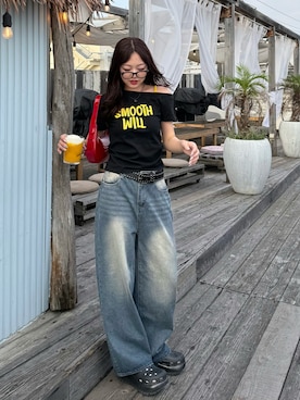 「アイテム（化粧下地）」を使った、ramuさん（レディース・166cm）の夏コーディネート