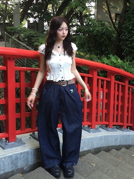 「アイテム（ベースメイク）」を使った、ramuさん（レディース・166cm）の夏コーディネート