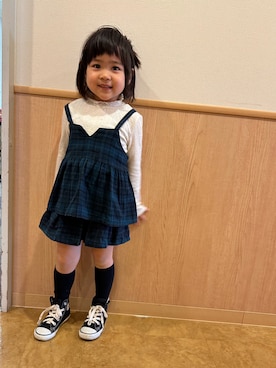 「CONVERSE（コンバース）のアイテム」を使った、こっきーさん（骨格ストレート・レディース・153cm）の春コーディネート
