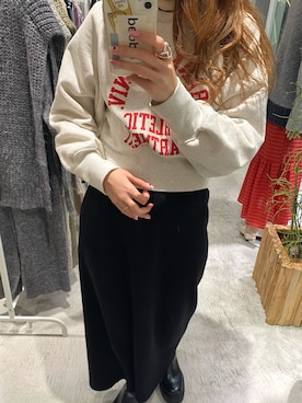 「H&M（エイチ・アンド・エム）のアイテム（ブーティ）」を使った、ユウカさん（レディース・156cm）の冬コーディネート