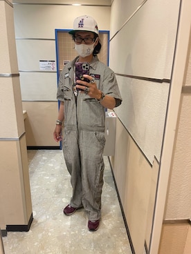 「ツナギもん好き」｜だーはらさん（メンズ・176cm）の秋コーディネート