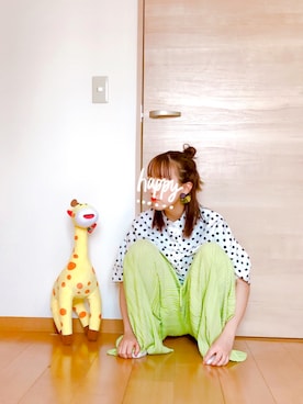 「大きめピアス」｜momomoさん（レディース・151cm）の秋コーディネート