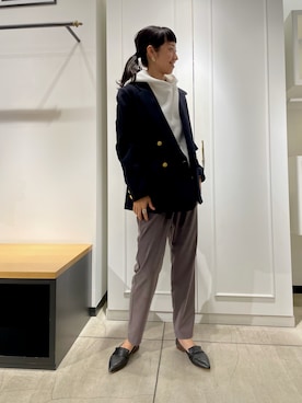 「TICCA（ティッカ）のアイテム（ジャケット/アウター）」を使った、ouvrageclassemadokaさん（レディース・168cm）の秋コーディネート