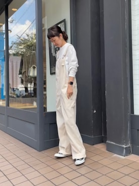 「TICCA（ティッカ）のアイテム（オールインワン・サロペット）」を使った、ouvrageclassemadokaさん（レディース・168cm）の秋コーディネート