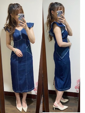 「丹寧」｜Ni さん（レディース・163cm）の秋コーディネート