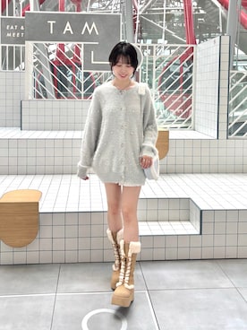「one after another NICE CLAUP（ワンアフターアナザーナイスクラップ）のアイテム」を使った、wata【骨格ウェーブ／ブルベ夏】さん（骨格ウェーブ・レディース・158cm）の秋コーディネート