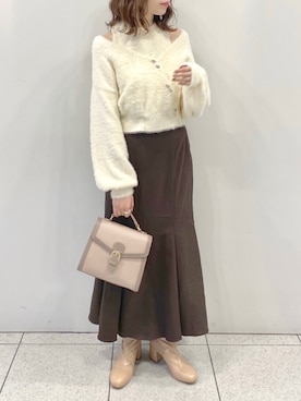 wata【骨格ウェーブ／ブルベ夏】さん（レディース・157cm）の秋コーディネート