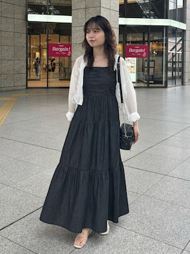「one after another NICE CLAUP（ワンアフターアナザーナイスクラップ）のアイテム」を使った、wata【骨格ウェーブ／ブルベ夏】さん（レディース・157cm）の夏コーディネート