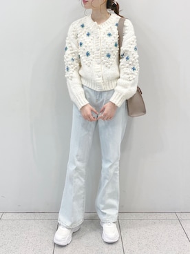 wata【骨格ウェーブ／ブルベ夏】さん（レディース・157cm）の冬コーディネート