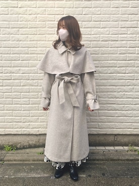 「one after another NICE CLAUP（ワンアフターアナザーナイスクラップ）のアイテム（ジャケット/アウター）」を使った、wata【骨格ウェーブ／ブルベ夏】さん（骨格ウェーブ・レディース・157cm）の秋コーディネート