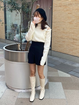 wata【骨格ウェーブ／ブルベ夏】さん（レディース・157cm）の秋コーディネート