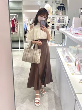 wata【骨格ウェーブ／ブルベ夏】さん（レディース・157cm）の夏コーディネート