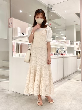 wata【骨格ウェーブ／ブルベ夏】さん（レディース・157cm）の春コーディネート